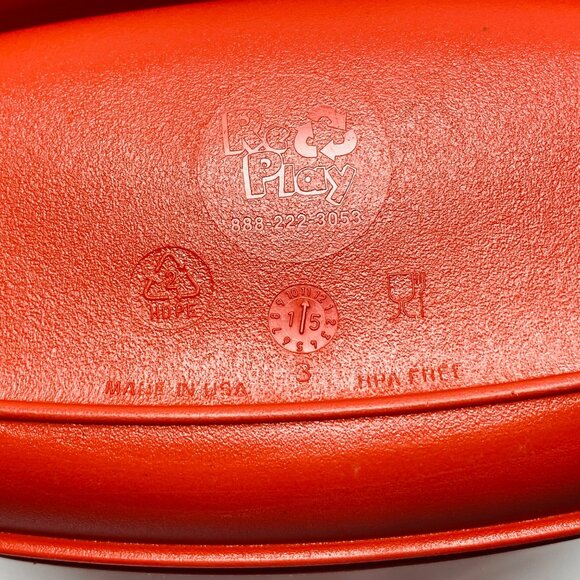 Re-Play 3 Divided Recycled Plastic Plates Kids Toddlers Dinnerware - Picture 4 of 12